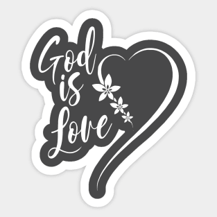 God is Love Sticker